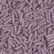 Miyuki Bugle 6mm Beads - Opaque mauve BGL2-410